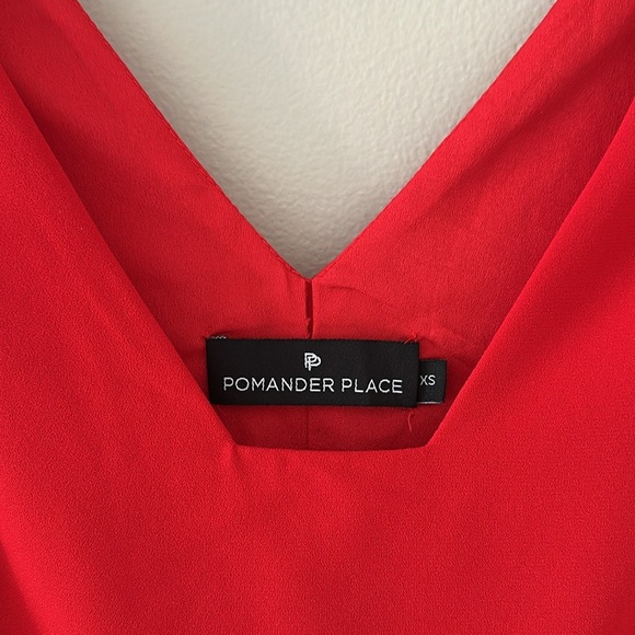 Tuckernuck Pomander Place Women’s Red Babydoll Dress with Bows Size XS Preppy - Picture 5 of 8